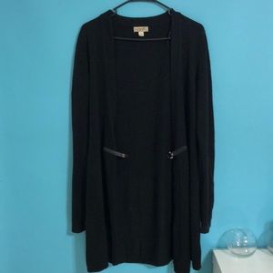 Long Black Cardigan